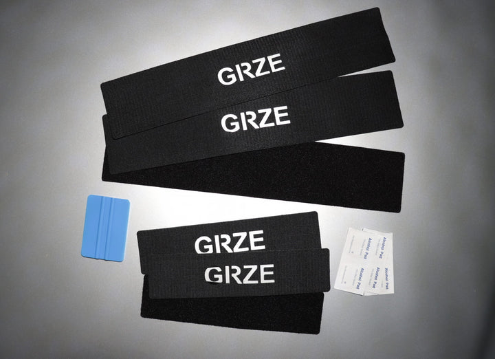 GRZE Klett Kennzeichenhalter Wechselschilder-Set